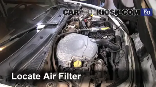 2001 Renault Kangoo Energy 1.4L 4 Cyl. Filtre à air (moteur) Changement